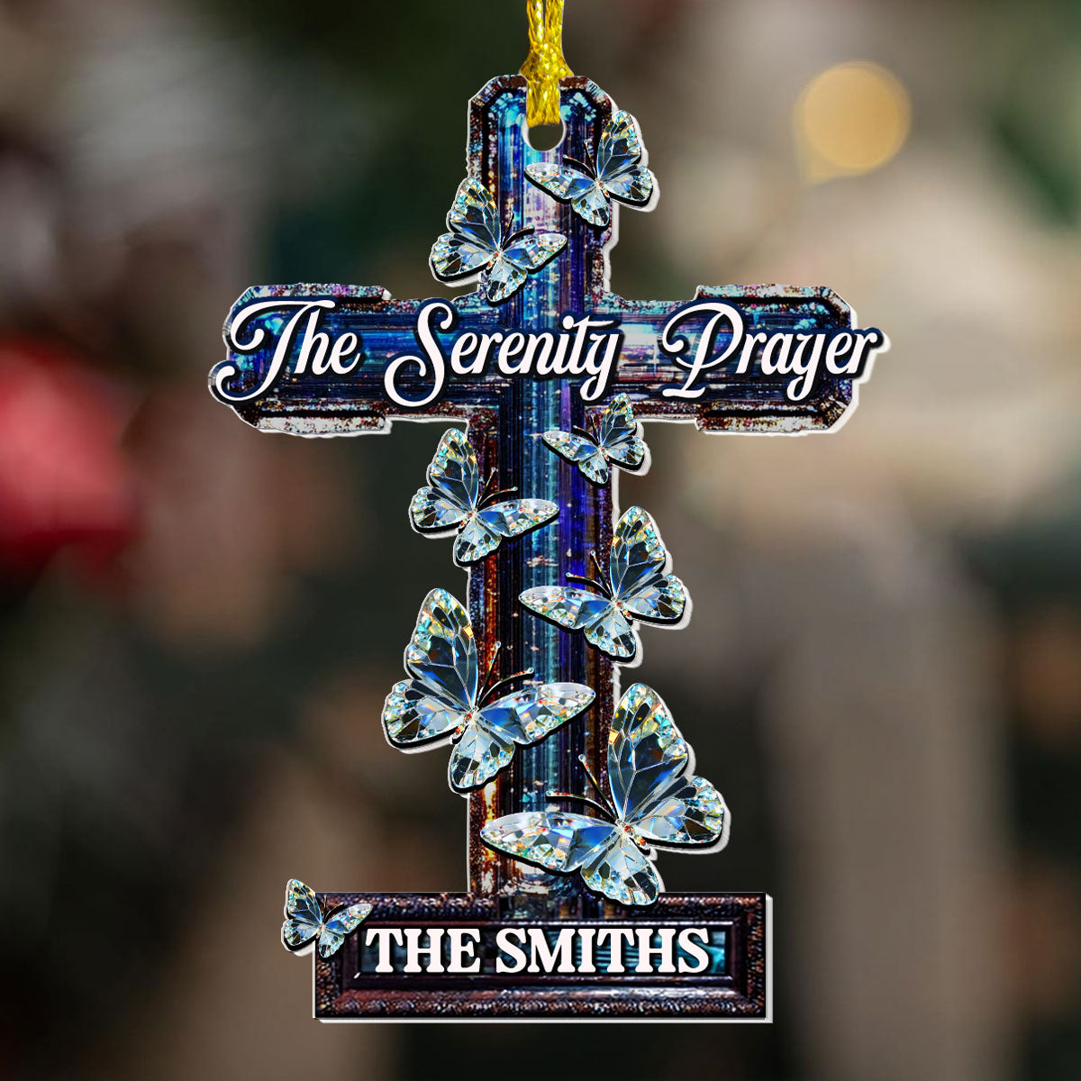 The Serenity Prayer | Personalized 1-Side Acrylic Ornament