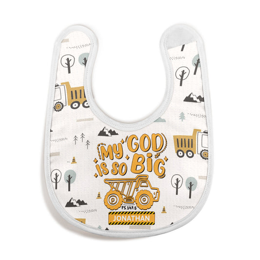 My God Is So Big | Personalized Baby Bib