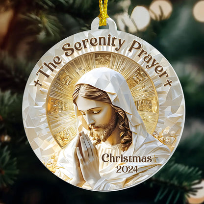 The Serenity Prayer | Personalized 1-Side Acrylic Ornament