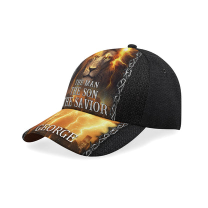 The Man The Son The Savior | Personalized Classic Cap JSCCHLPA1841TA