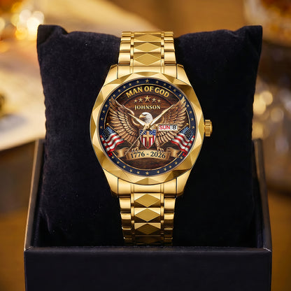 Man Of God | Personalized Men's Wrist Watch