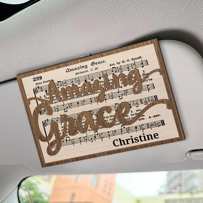 Amazing Grace | Personalized Car Visor Clip