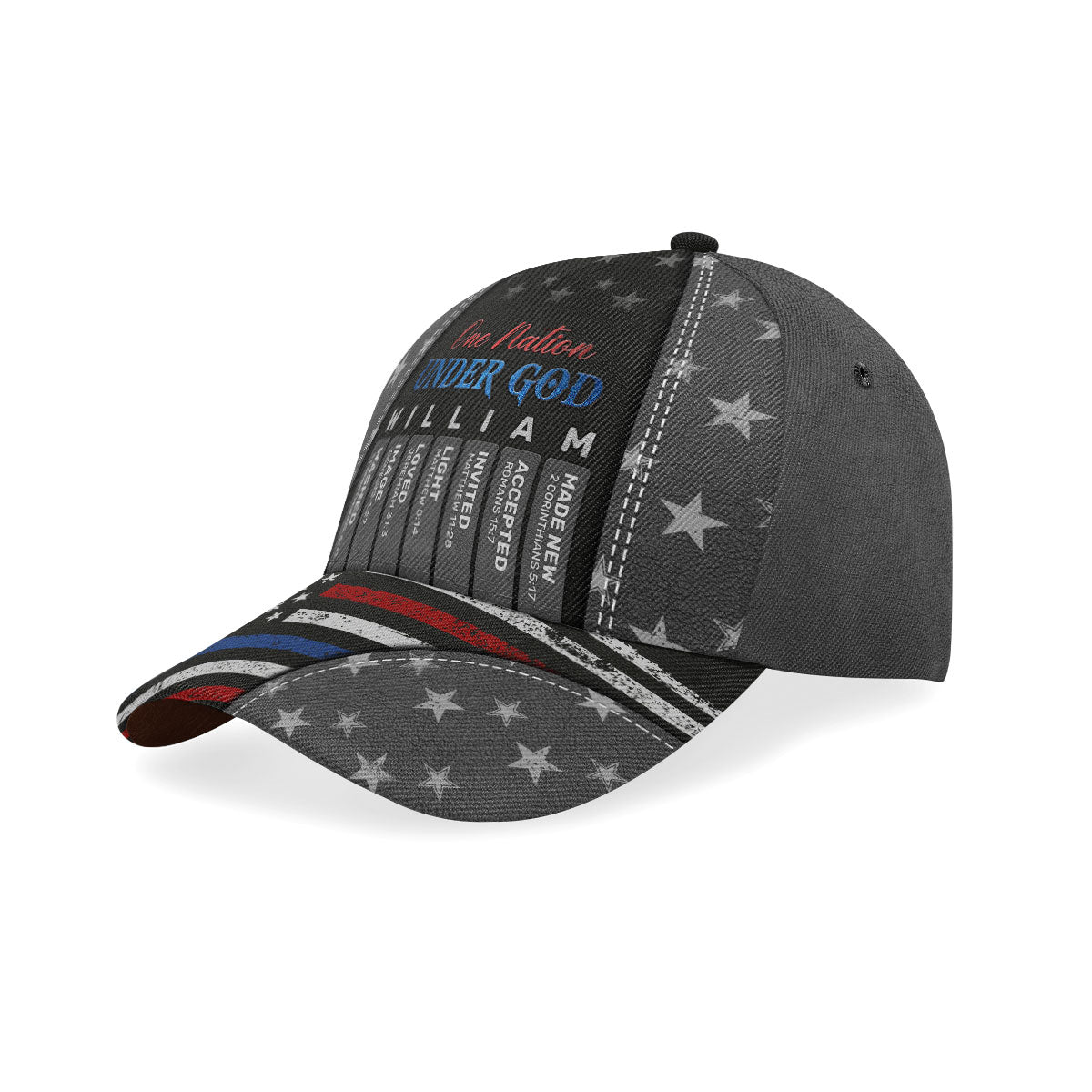 One Nation Under God | Personalized Classic Cap