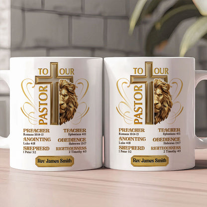 To Our Pastor | Personalized Ceramic Coffee Mug