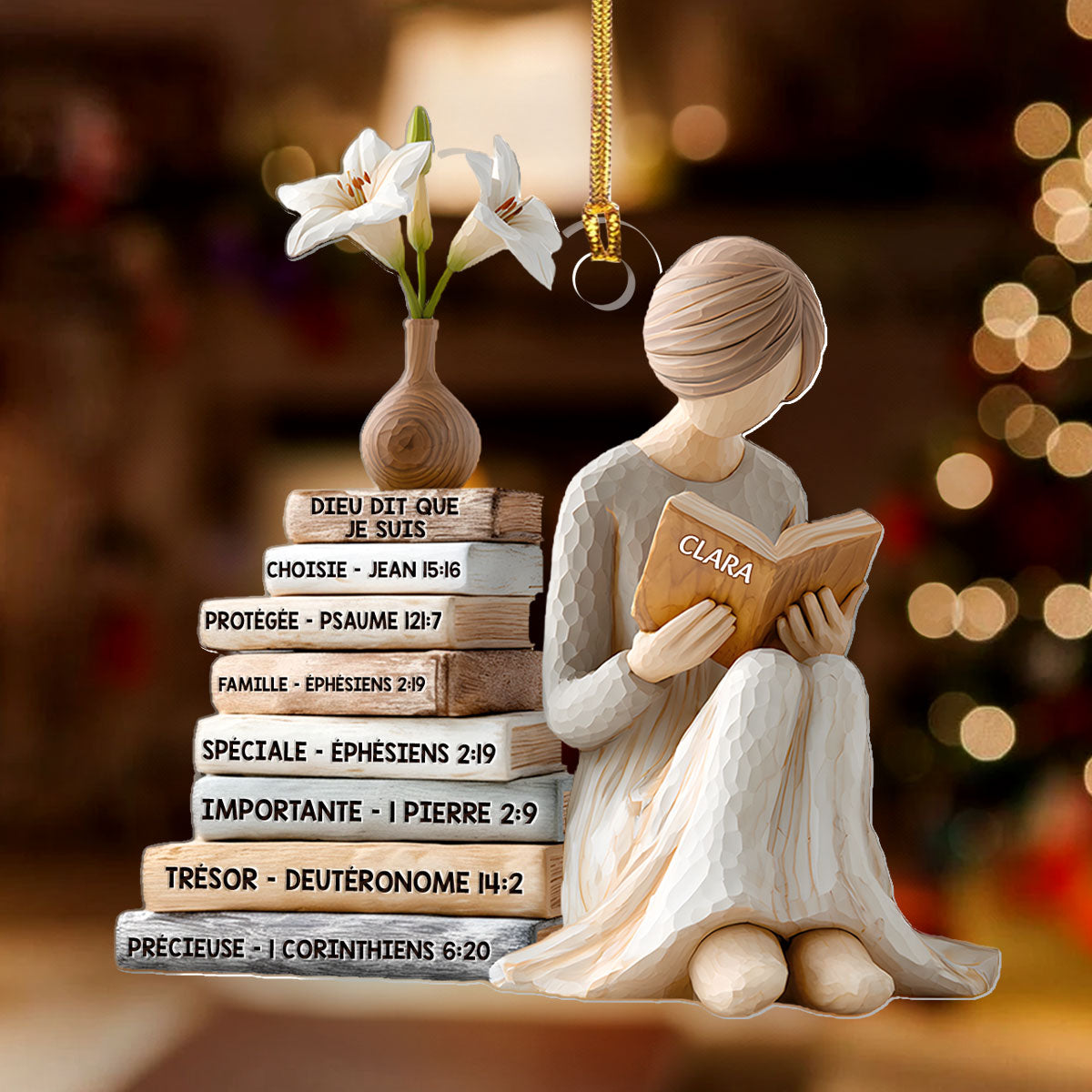 Dieu Dit Que Je Suis | Personalized 1-Layer Acrylic Ornament