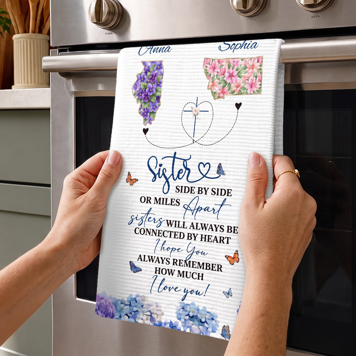 I Hope You Always Remember How Much I Love You | Personalized Kitchen Towel