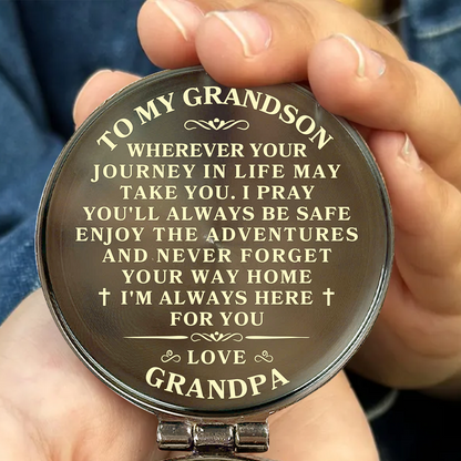 To My Son Child Of God Wherever Your Journey In Life | Personalized Compass