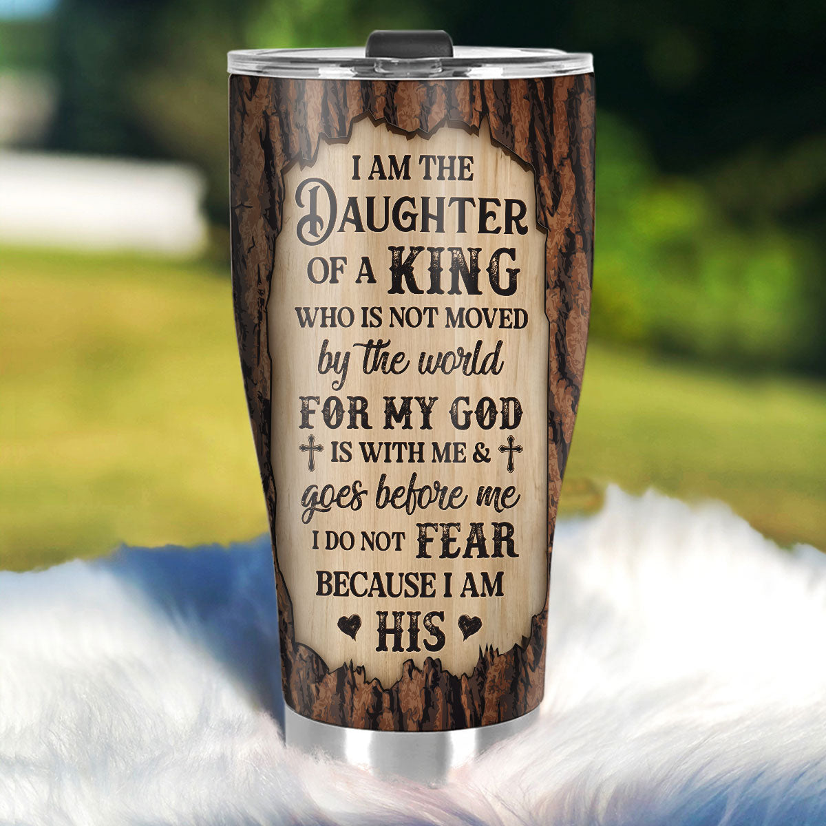 I Am The Daughter Of A King | Personalized Stainless Steel Tumbler