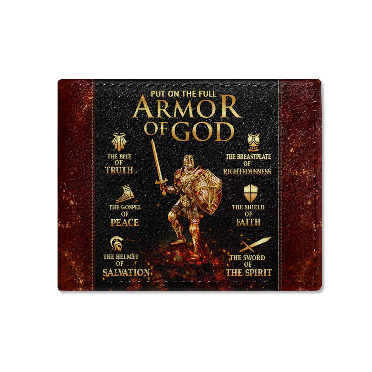 Armor Of God | Personalized Folded Wallet For Men