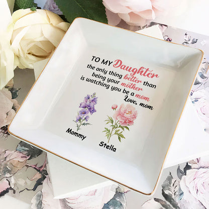 To My Daughter | Personalized Jewelry Dish JSJDPN2804D