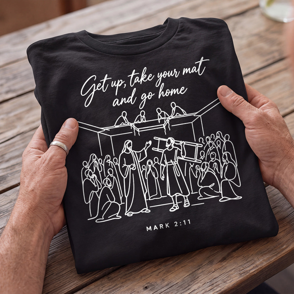 Get Up, Take Your Mat And Go Home |  2D Unisex T-shirt