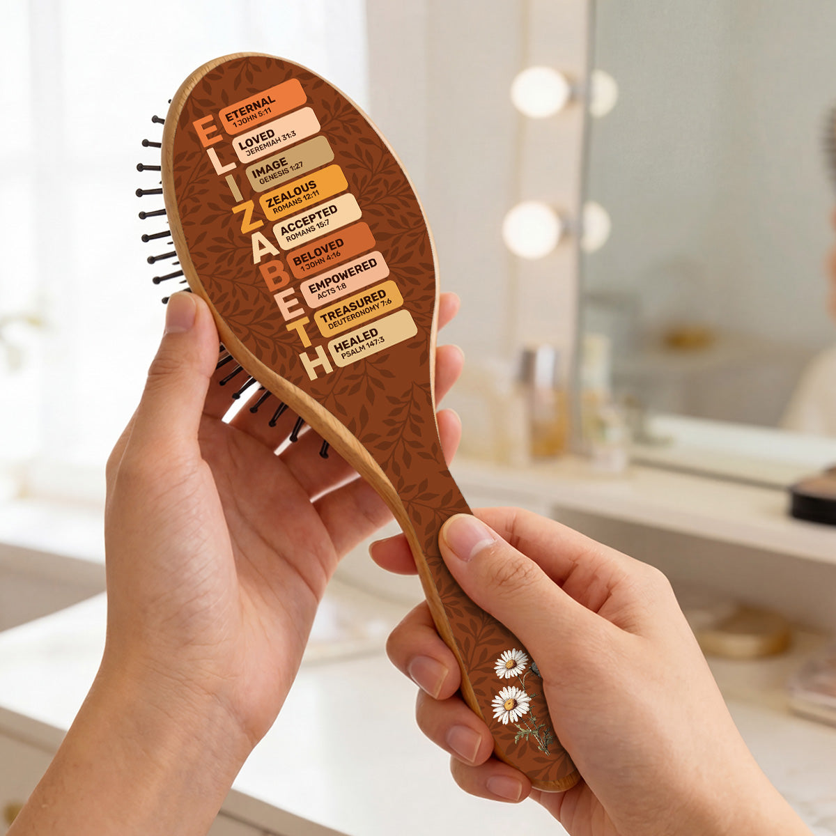 God Says I Am | Personalized Hair Brush