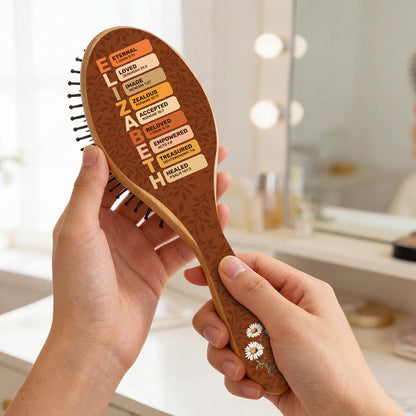 God Says I Am | Personalized Hair Brush