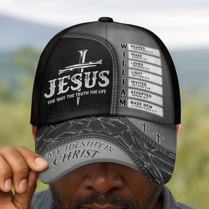 Jesus The Way The Truth The Life | Personalized Classic Cap