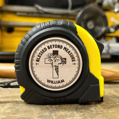 Blessed Beyond Measure | Personalized Tape Measure