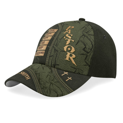 Pastor The Man Of God | Personalized Classic Cap