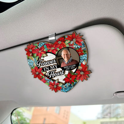 Forever In My Heart | Personalized Car Visor Clip