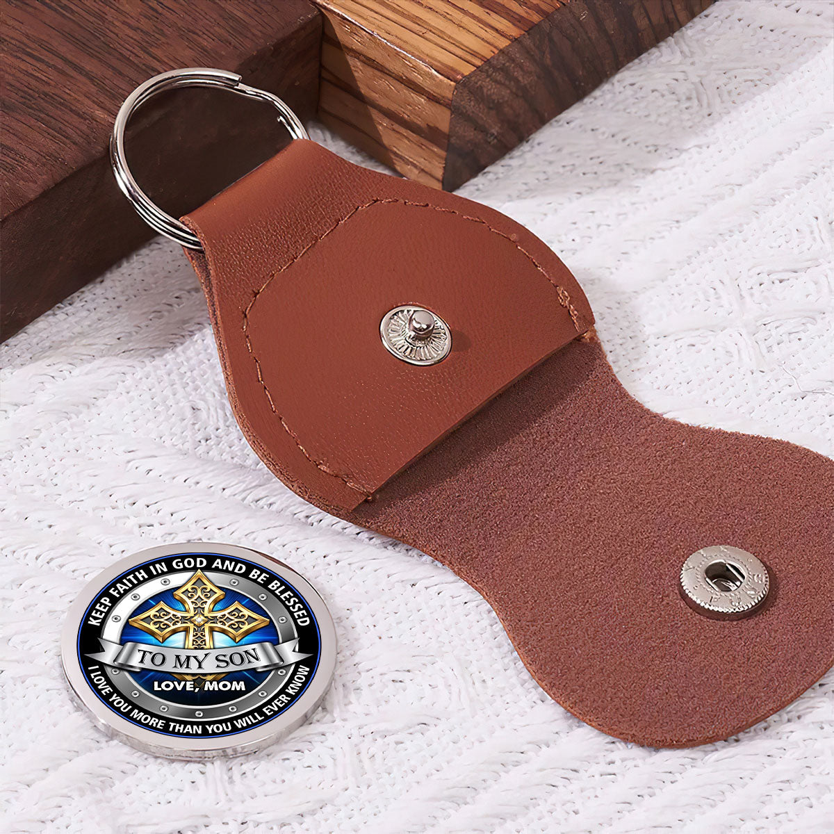 Blessings And Love To Son | Personalized Pocket Hug