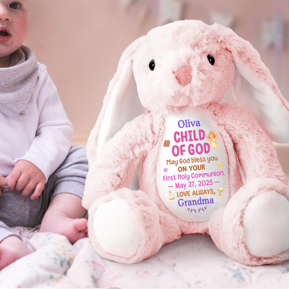 Chid Of God | Personalized Stuffed Bunny