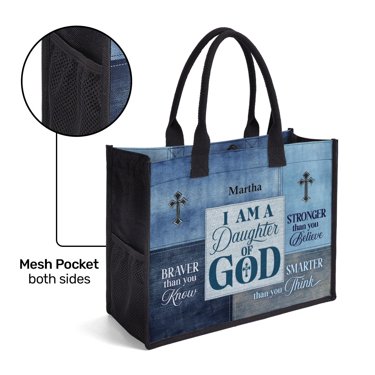 Daughter Of God - Personalized New Canvas Tote Bag CTBM764