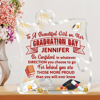 Happy Graduation | Personalized Custom Shaped Squared Acrylic Plaque
