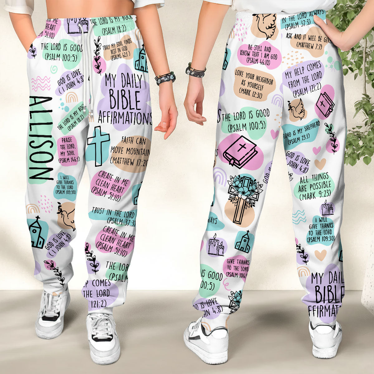 My Daily Bible Affirmations | Personalized Sweatpants