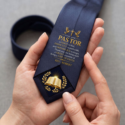 A Truly Great Pastor | Personalized Men Tie