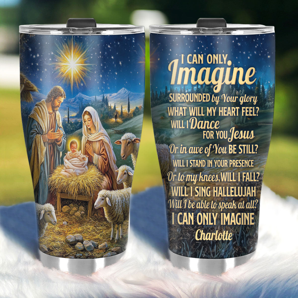 I Can Only Imagine | Personalized Stainless Steel Tumbler