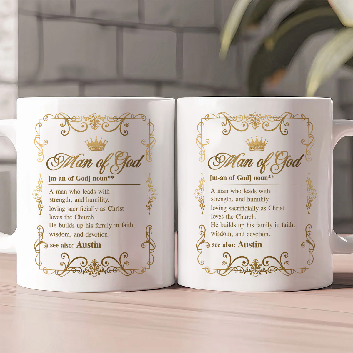 Man Of God | Personalized Ceramic Coffee Mug