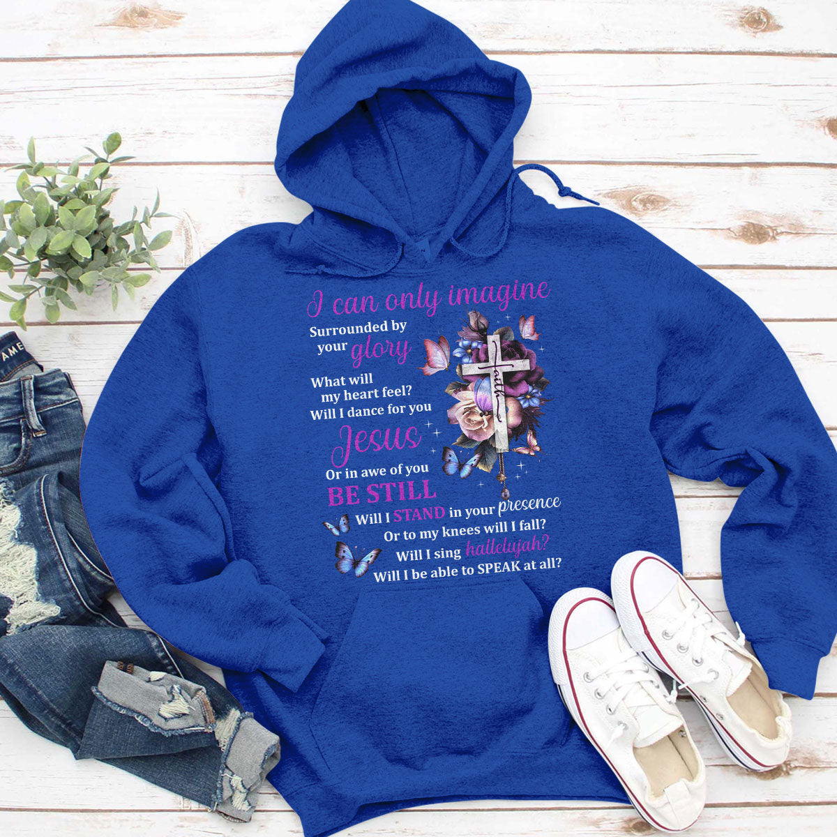 Unique Christian Unisex Hoodie - I Can Only Imagine HAP01