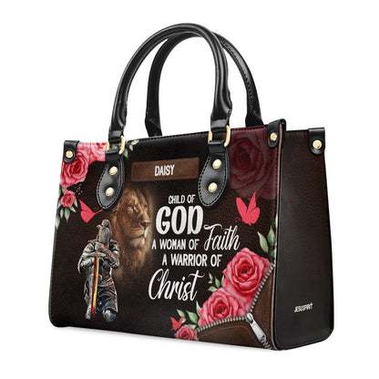 A Child Of God | Personalized Leather Handbag JSLHBPPA1295TA