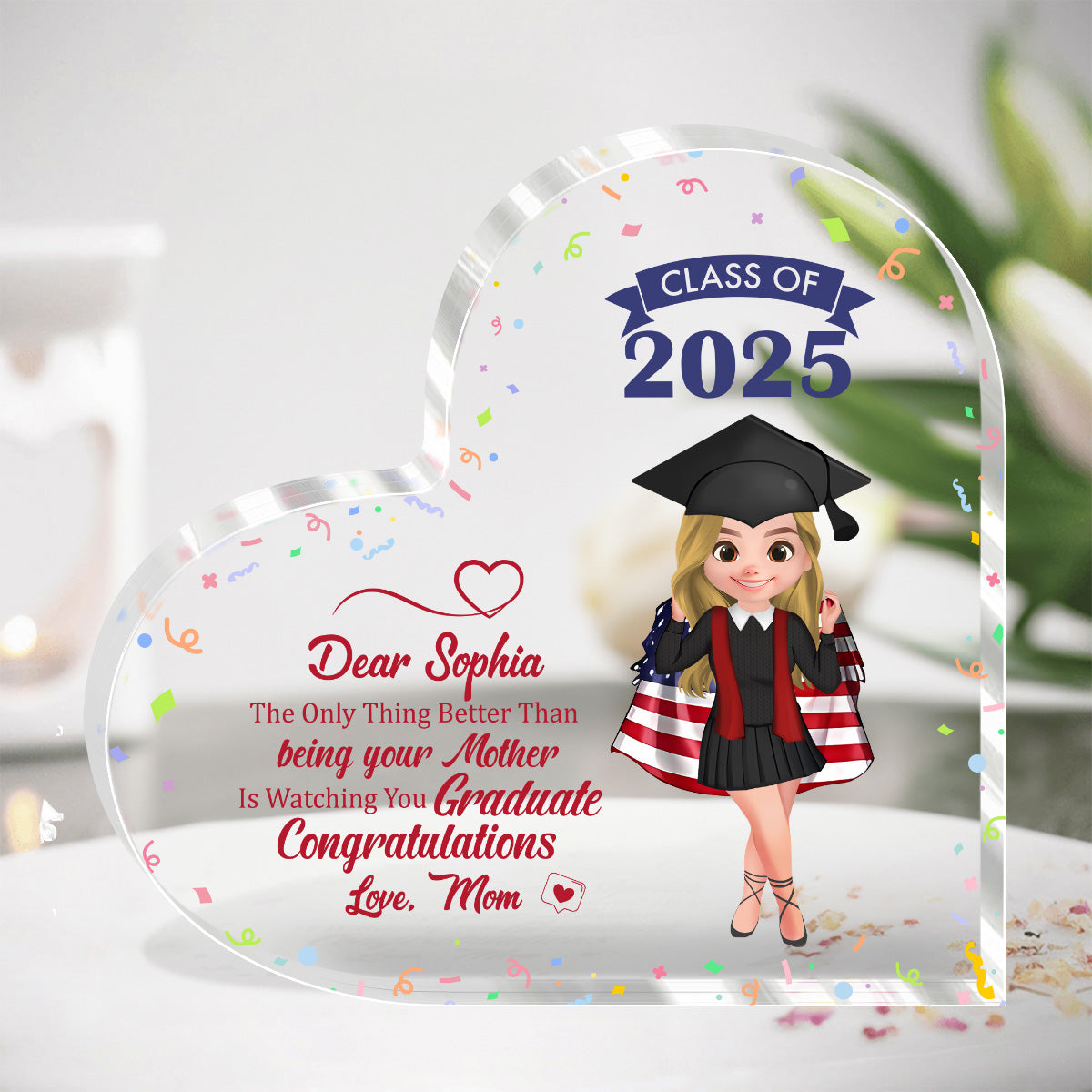 Better Than Being Your Mom | Personalized Custom Shaped Squared Acrylic Plaque
