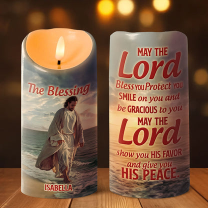 The Blessing | Personalized Flameless LED Candle