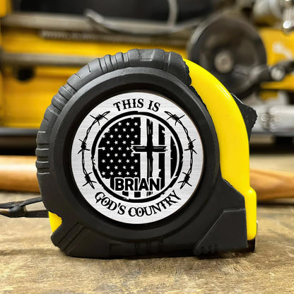This Is God's Country | Personalized Tape Measure