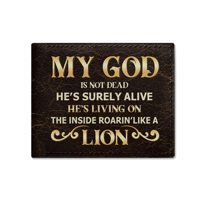 My God's Not Dead | Personalized Folded Wallet For Men