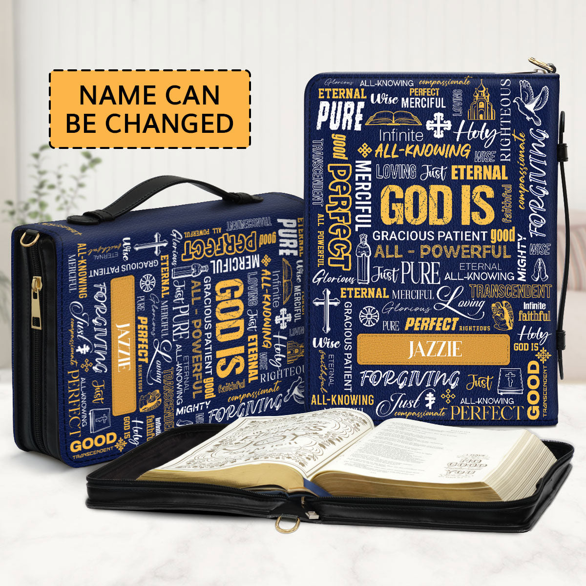 God Is | Personalized Bible Cover JSBCPPA1094M