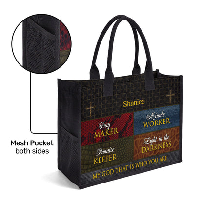Way Maker - Personalized New Canvas Tote Bag CTBM727