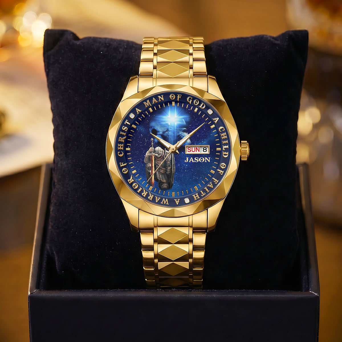 A Man Of God | Personalized Men's Wrist Watch