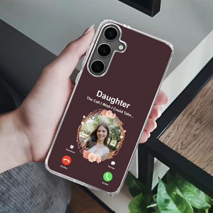 The Call I Wish I Could Take | Personalized Clear Silicone Phone Case