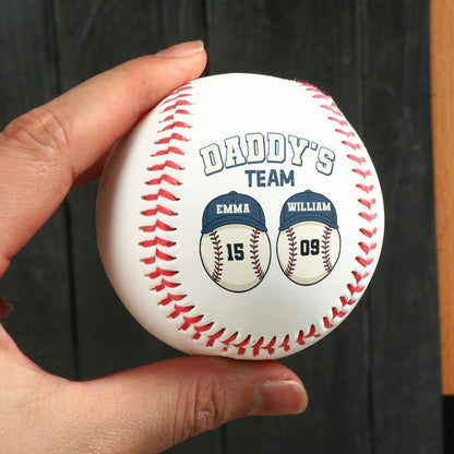 Daddy's Team | Personalized Baseball Ball