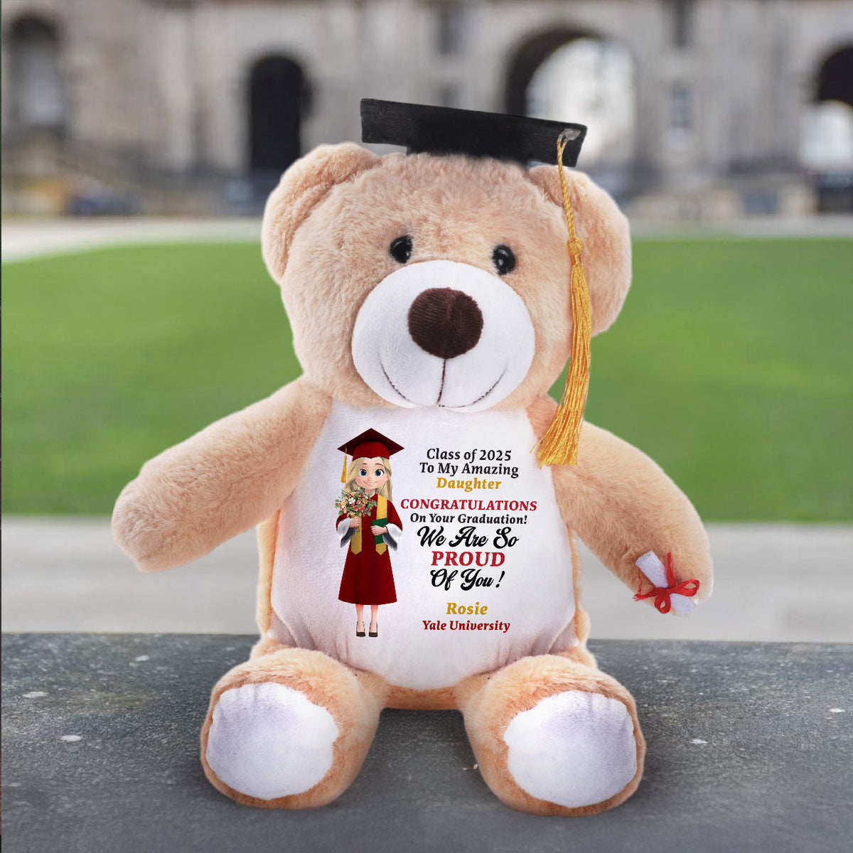 Congratulations On Your Graduation | Personalized Graduation Teddy Bear