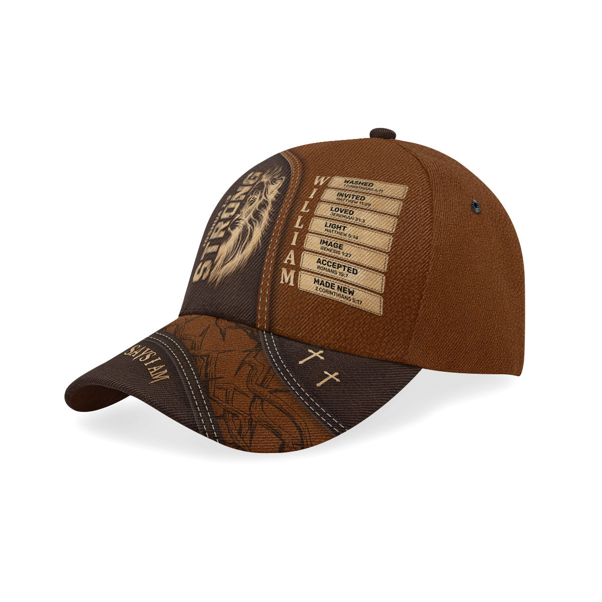 Man Of God Lion | Personalized Classic Cap