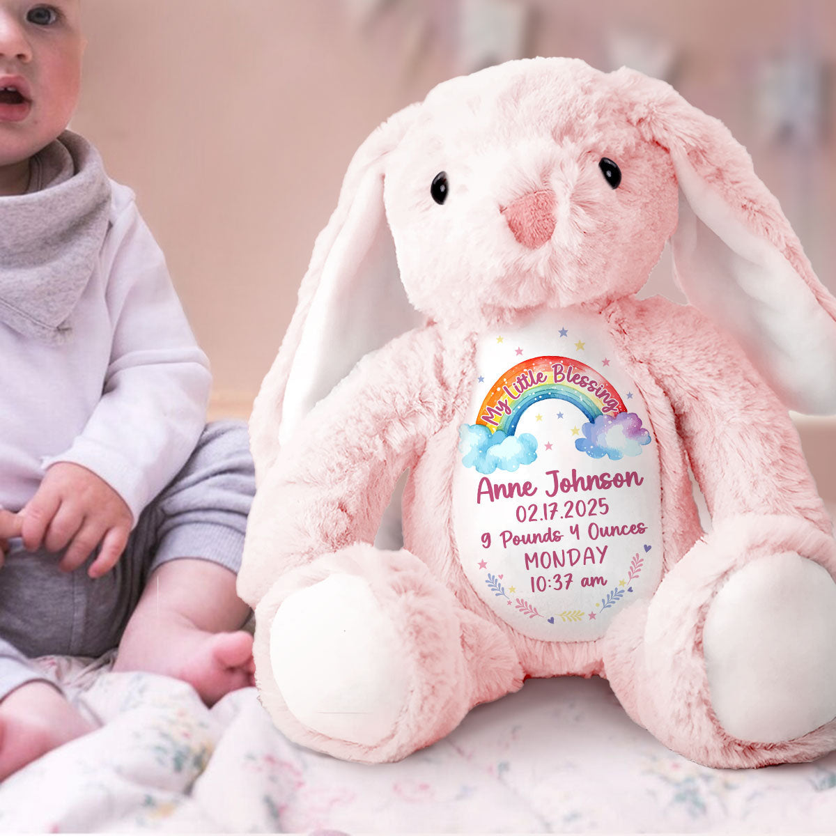 My Little Blessing | Personalized Stuffed Bunny