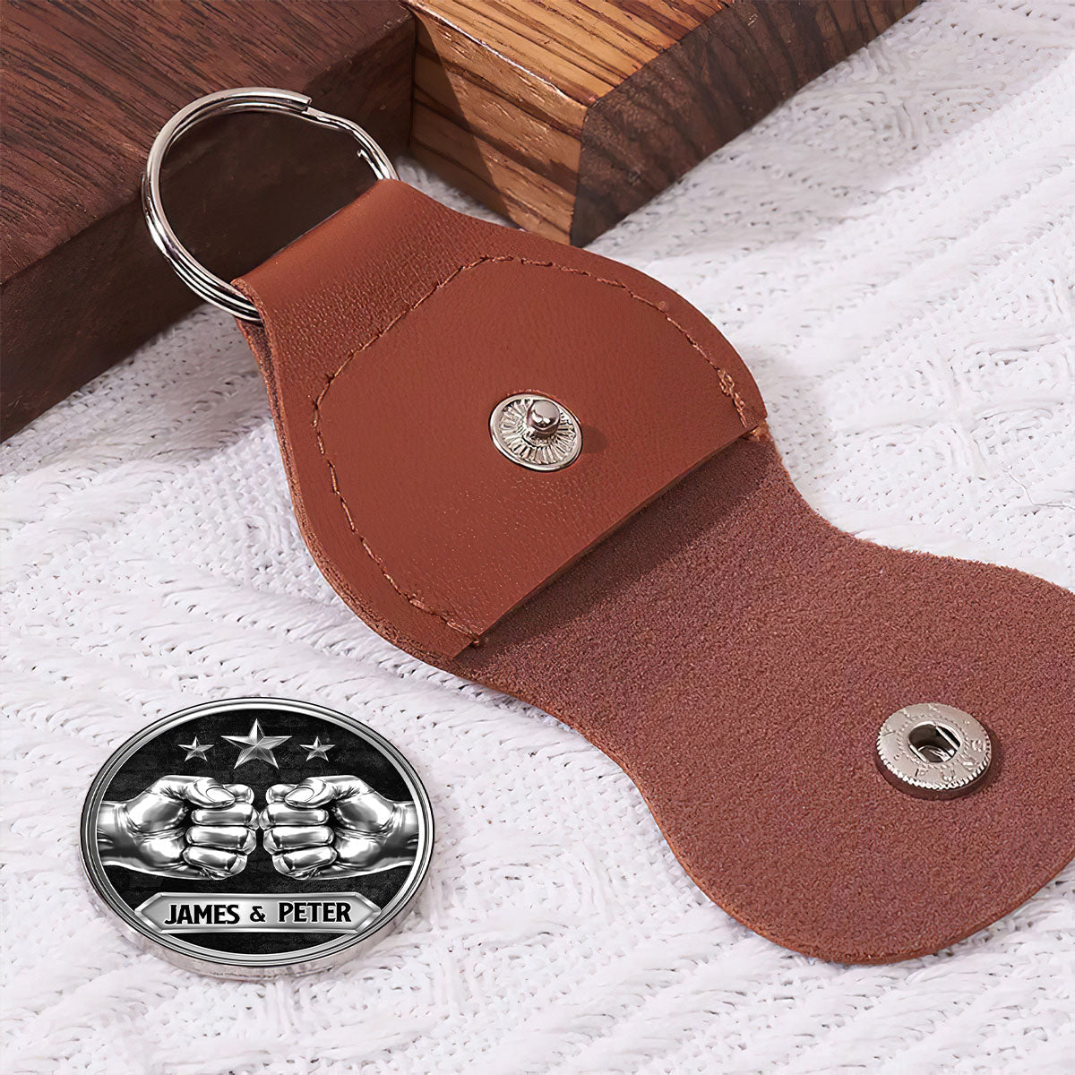 Brothers In Christ Are Brothers For Life | Personalized Pocket Hug