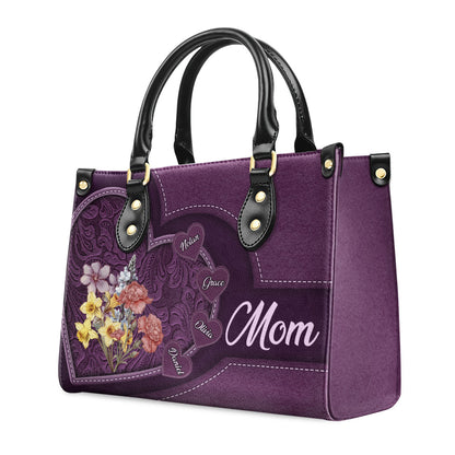 Best Mom Ever | Personalized Leather Handbag