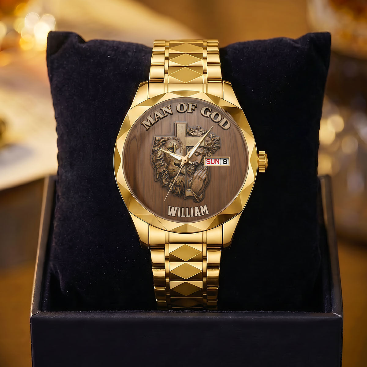 Man Of God | Personalized Men's Wrist Watch