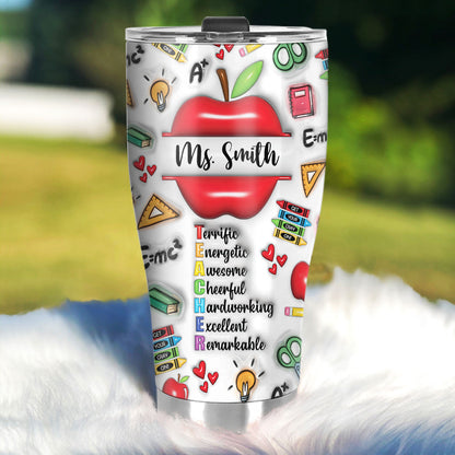 Teaching Is My Jam | Personalized Stainless Steel Tumbler JSSSTN23