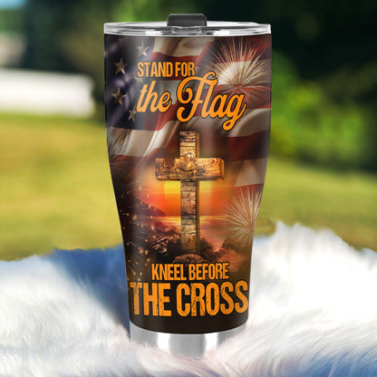 Stand For The Flag | Personalized Stainless Steel Tumbler JSSSTH880