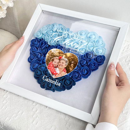 I Can Do All Things Through Christ Who Strengthens Me  | Personalized Heart Flower Shadow Box