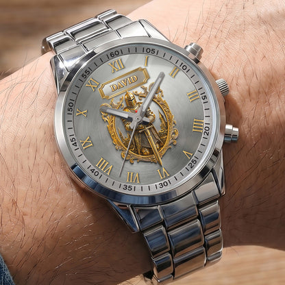 Knight Of God  | Personalized Men's Wrist Watch